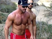 Being caught having an al fresco wank brings a lot more fun than Dan Vega could have expected. Hunky lifeguards Carlo and Dean thrust their hard chunk